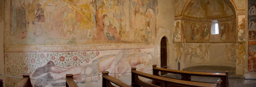Fresken in der Kirche St. Jakob
