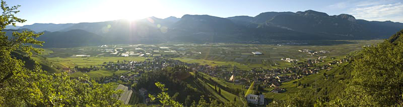 Tramin im Süden Südtirols