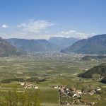 Blick über Bozen