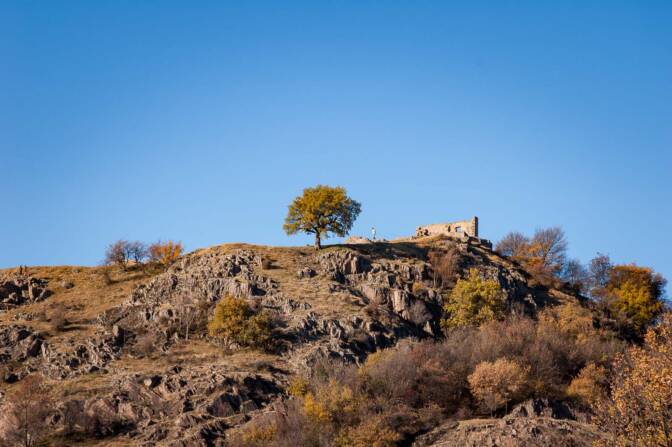 Castelfeder, Eiche, Ruine