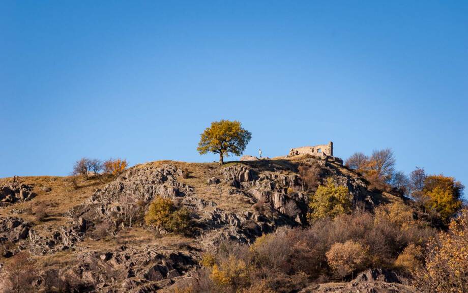 Castelfeder, Eiche, Ruine