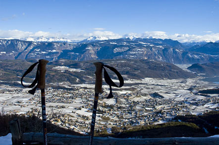 Ausblick hinunter nach Kaltern