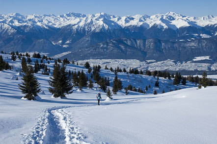 Schneeschuhwanderung Mendelpass - Roen