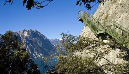 Der Panoramaweg Busatte - Tempesta bei Torbole am Gardasee