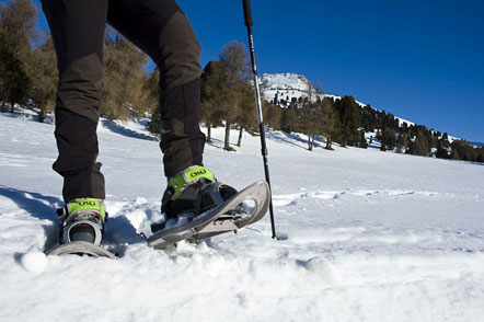 Mit den Schneeschuhen am Jochgrimm unterm Weißhorn