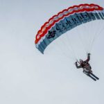 Paragleiten, Paragliding, Ski, Speedriding, Sport, Winter, Wintersport, inverno, sport invernale, sports, weiße Jahreszeit, winter, winter sports