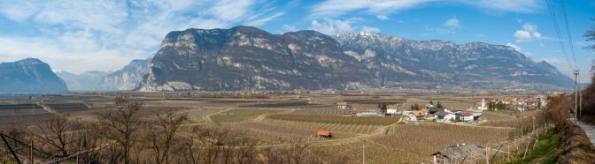 Das Mendelgebirge mit Fennberg, Corno di Tres, Grauner Joch, Schwarzer Kopf, Roen