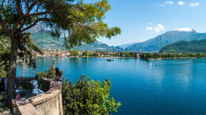 Riva del Garda am Gardasee - Ausgangspunkt für unsere heutige Wanderung über die Ponale-Panoramastraße
