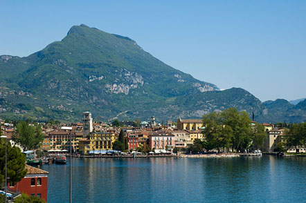 Riva del Garda am Gardasee - Ausgangspunkt für unsere heutige Wanderung über die Ponale-Panoramastraße