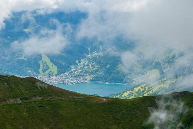 Schwalbenwand-Kammweg - etwas ausgesetzter Steig hinter dem Kamm