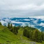 Ausblick vom Alexander-Enzinger-Weg, Maiskogel