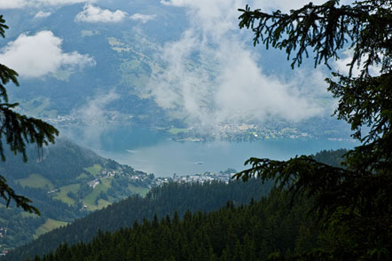 Blick auf den Zeller See