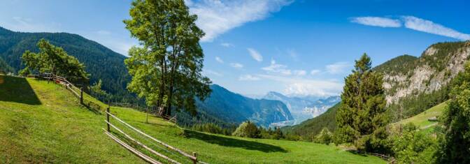 Blick nach Salurn und Salurner Klause