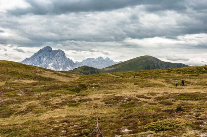Wandern auf der Lüsner Alm (Südtirol)