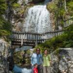 Anni, Dietmar, Laurin, Sacra di Vallesinella, Vallesinella Wasserfälle