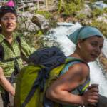 Anni, Irene, Vallesinella, Vallesinella Wasserfälle