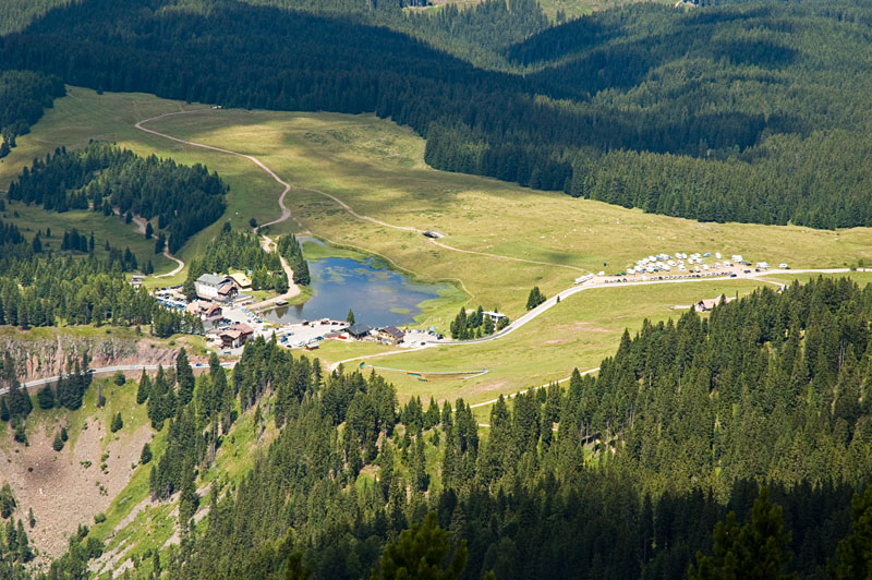 Lavazc Pass von oben