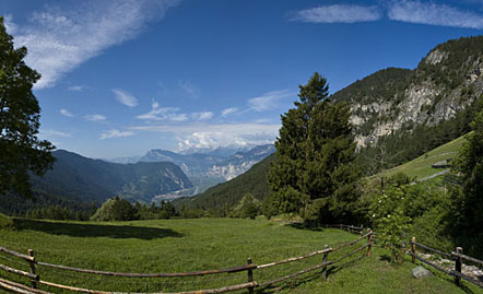 Blick nach Salurn und Salurner Klause