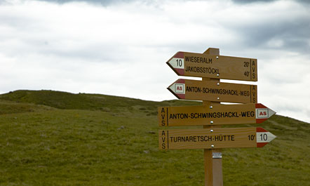 Wandern auf der Lüsner Alm (Südtirol)