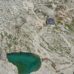 Bergsee, Pisciadù Hütte, Pisciadù See