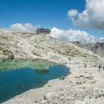 Bergsee, Pisciadù Hütte, Pisciadù See
