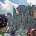 Ausblick, Fels, Felsen, Pisciadù, Pisciadù Hütte, Sellastock