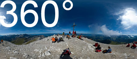 360-peitlerkofel Am Gipfel des Peitlerkofels.