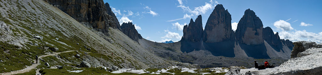 Die Drei Zinnen, eines der Wahrzeichen von Südtirol