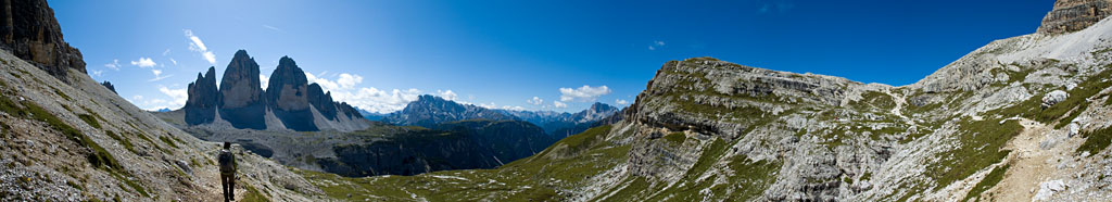 Die Drei Zinnen, eines der Wahrzeichen von Südtirol