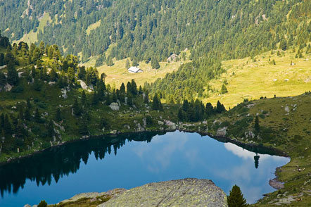 Lago delle Stellune im Val Cadino in der Lagorai-Gruppe