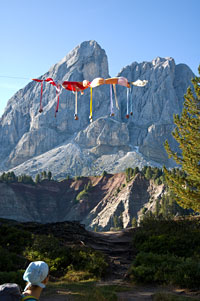 Der Peitlerkofel vom Würzjoch aus gesehen