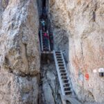 Unterwegs auf dem Höhenweg Alta Via Bepi Zac am Costabella Kamm