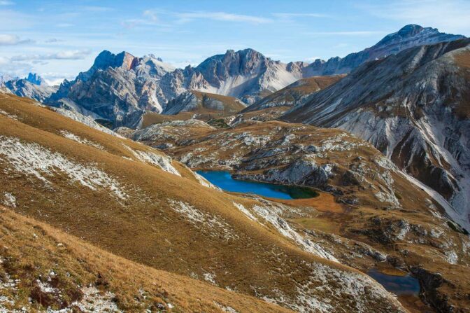 Der Hochalpensee (ladinisch Lech de Fodara) im Naturpark Fanes-Senes-Prags
