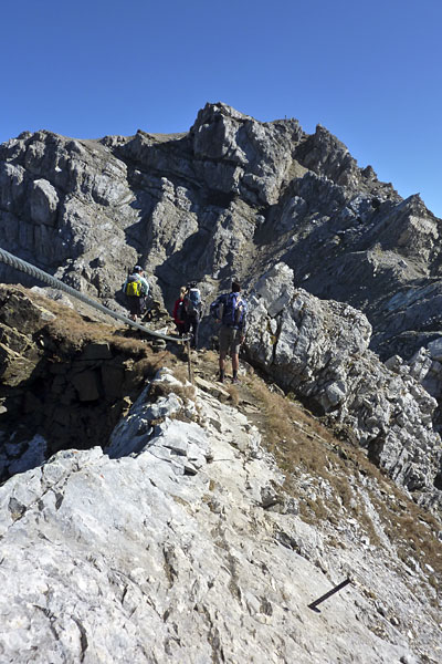 Bergtour auf dem Alta via Bepi Zac