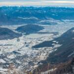 Bolzano e dintorni, Caldaro, Dolomiten, Kalterer See, Kalterersee, Kaltern, Panoramaaufnahme, Penegal, South dell’Alto Adige, Süden Südtirol, Süden Südtirols, Südtirols Süden, Winter, inverno, wandern, weiße Jahreszeit, winter