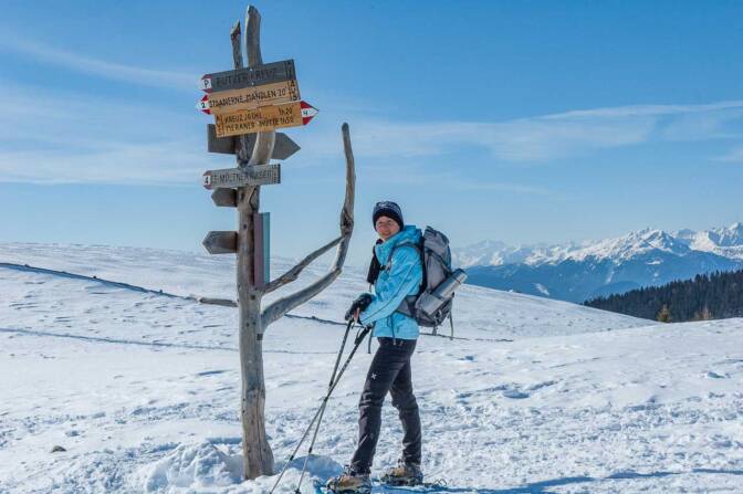 Auener Jöchl zwischen den Stoanernen Mandln und den Karkofel