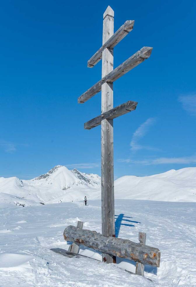 Das Wetterkreuz auf dem Kreuzjoch