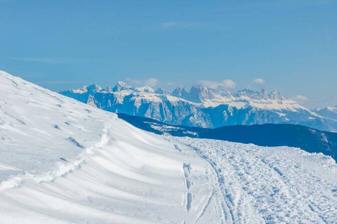 Panoramaweg Nr. 14 von der Meraner Hütte in Richtung Rosengarten