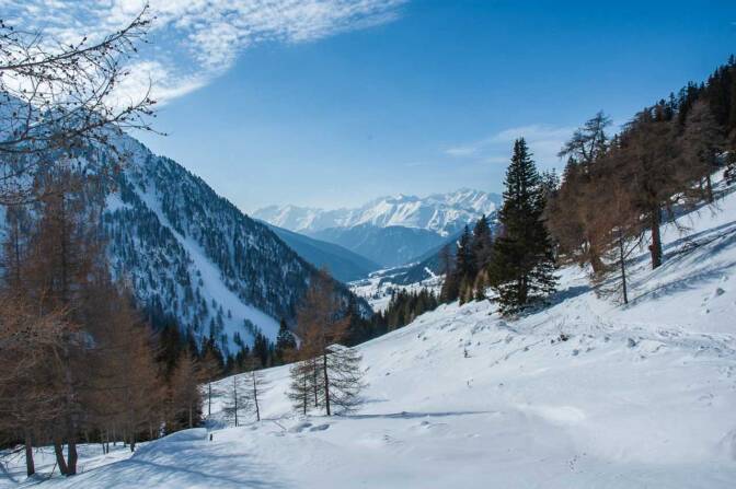 Auf dem Weg zur Seeberghütte