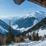 Holzhütte, Hütte, Sarner Alpen, Sarntal, Sarntaler Alpen, Schnee, Sport, Wanderer, Winter, Winterlandschaft, baita, cabana, cabin, capanna, chalet, hut, inverno, sports, wandern, weiße Jahreszeit, winter