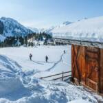 Schneeschuhwandern, Tramin Tal, Traminer Alm