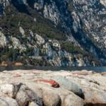 Campione, Campione del Garda, Gardameer, Gardasee, Gestein, See, Steg, lago, lake