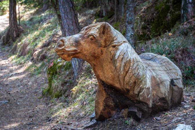 Auf dem Oswald von Wolkenstein Weg in Seis