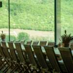 BZ, Italien, Kaltern, Kellerei, Kellerei Manincor, Manincor, Präsentationsraum, Weinkellerei, cantina, cantina vinicola, wine cellar, winery