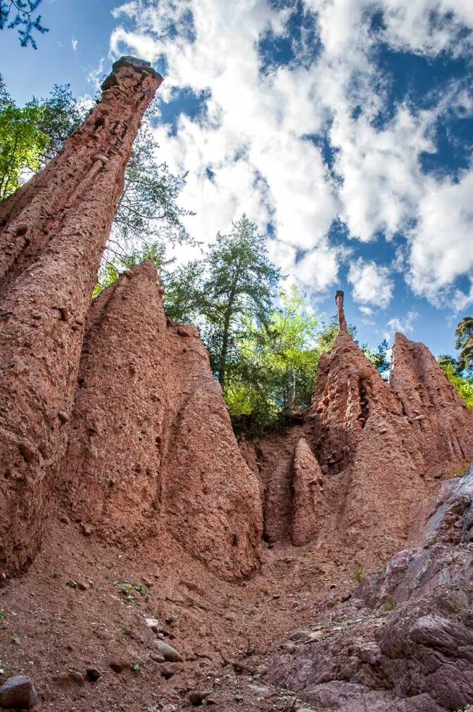 Erdpyramiden im Katzenbachtal