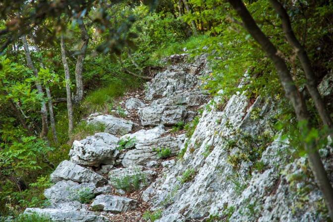 Abstieg zum Valle dei Laghi