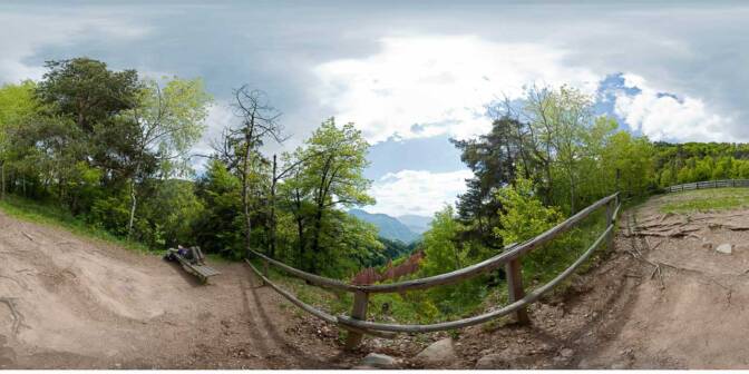 Rittner Erdpyramiden am Rittner Themenweg 360° Foto