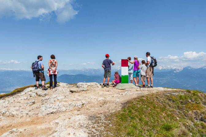 Auf dem Gipfel des Roen