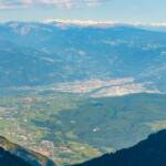 Bolzano, Bozen, Landeshauptstadt Südtirol, Roen Ausblick