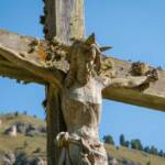 Christus, Christusfigur, Flurkreuz, Gardena, Goeden, Gröden, Grödental, Grödner Tal, Grödnertal, Herrgott, Kreuz, Kruzifix, Pra da Ri, Val Gardena, Valgardena, Wegkreuz